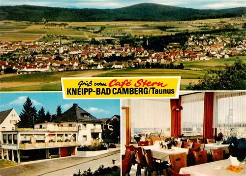 AK / Ansichtskarte 73936108 Bad_Camberg Panorama Cafe Stern Gaststube