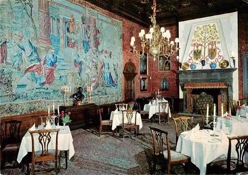 AK / Ansichtskarte  Kronberg__Cronberg_Taunus Roter Salon im Schlosshotel Kronberg