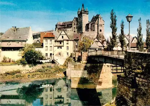 AK / Ansichtskarte  Diez_Lahn Schloss Bruecke