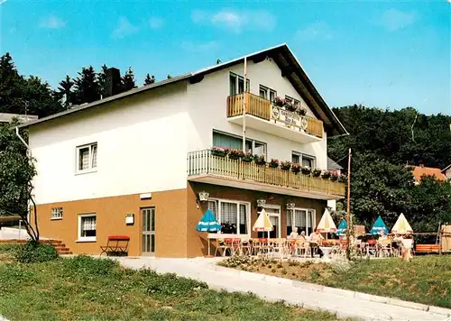 AK / Ansichtskarte  Fussingen_Waldbrunn_Westerwald Restaurant Cafe Zur Au