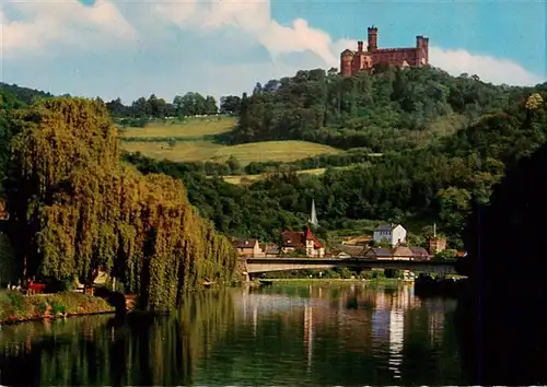 AK / Ansichtskarte  Balduinstein Schloss Schaumburg Lahnpartie