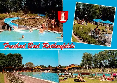 AK / Ansichtskarte  Bad_Rothenfelde Freibad Wasserrutsche Teilansichten