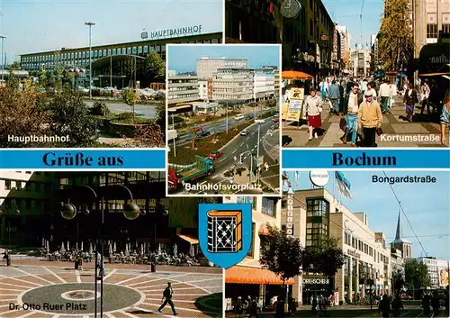 AK / Ansichtskarte 73936296 Bochum Hauptbahnhof Bahnhofsvorplatz Kortumstrasse Dr Otto Ruer Platz Bongardstrasse