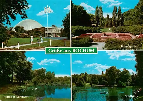 AK / Ansichtskarte 73936315 Bochum Planetarium Rosengarten Hiltroper Landwehr Stadtpark