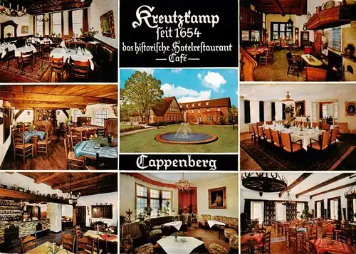 AK / Ansichtskarte 73936333 Cappenberg Hotel Restaurant Kreutzkamp Gastraeume