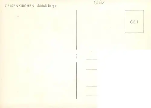 AK / Ansichtskarte  Gelsenkirchen Schloss Berge