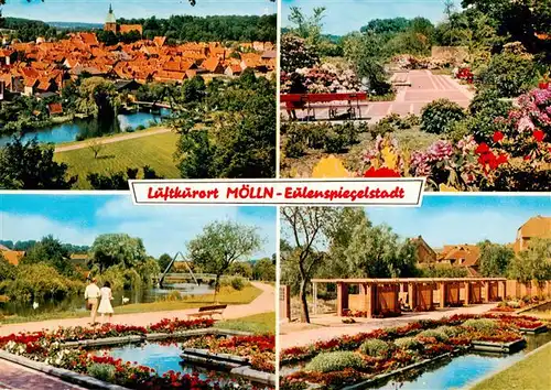 AK / Ansichtskarte 73936382 Moelln__Lauenburg Panorama Parkpartien