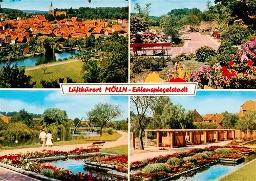 AK / Ansichtskarte  Moelln__Lauenburg Panorama Parkpartien