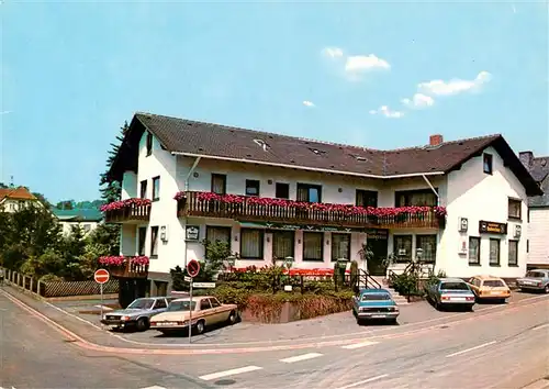 AK / Ansichtskarte 73936400 Bad_Steben Gasthof Pension Cafe Hubertus