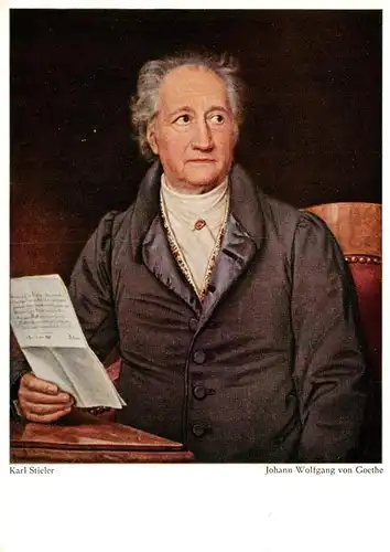 AK / Ansichtskarte 73936435 Goethe_Johann_Wolfgang_von Karl Stieler 