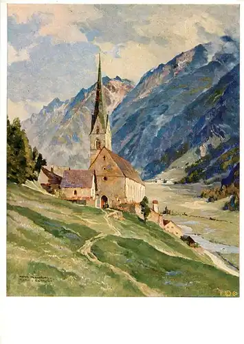 AK / Ansichtskarte  Maurus_Hanns_Kuenstlerkarte Soelden Oetztal Valley in Rirol