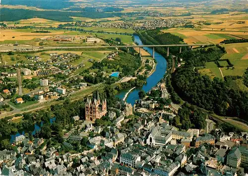 AK / Ansichtskarte  Limburg__Lahn Fliegeraufnahme mit Dom