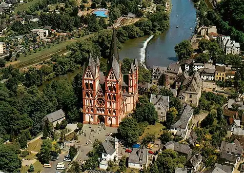 AK / Ansichtskarte  Limburg__Lahn Fliegeraufnahme mit Dom