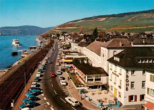 AK / Ansichtskarte  Ruedesheim_am_Rhein Rheinuferstrasse