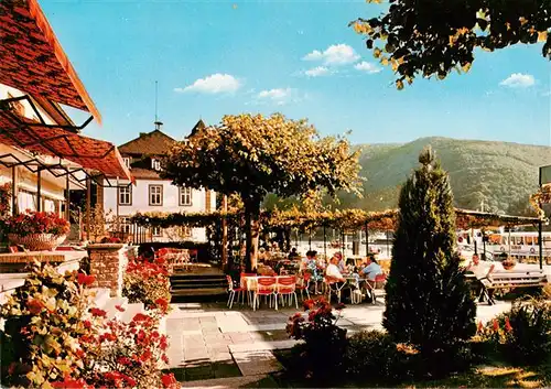 AK / Ansichtskarte  Assmannshausen_Rhein Hotel Restaurant Unter den Linden