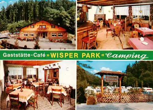 AK / Ansichtskarte 73936616 Bad_Schwalbach Gaststaette Cafe Camping Wisper Park Gastraeume