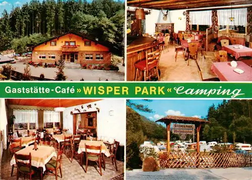 AK / Ansichtskarte  Bad_Schwalbach Gaststaette Cafe Camping Wisper Park Gastraeume