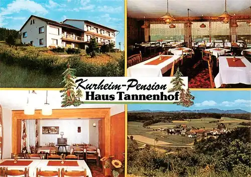 AK / Ansichtskarte 73936641 Gladenbach Kurheim Pension Haus Tannenhof Restaurant Panorama Kneipp- und Luftkurort