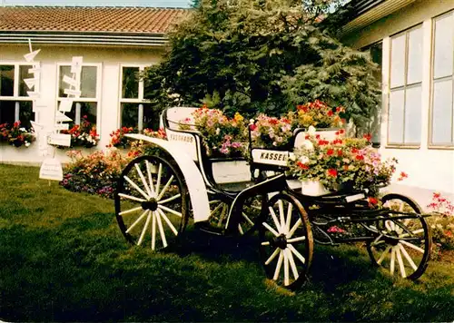 AK / Ansichtskarte  Kassel Autobahn Rasthaus Kassel Blumenkutsche