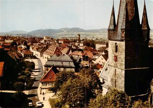 AK / Ansichtskarte 73936727 Lichtenfels_Hessen Panorama Kirche