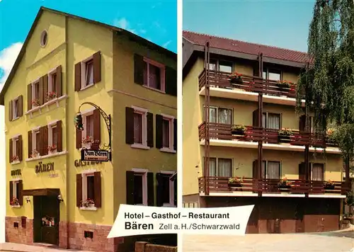 AK / Ansichtskarte 73936743 Zell_am_Harmersbach Hotel Gasthof Restaurant Baeren