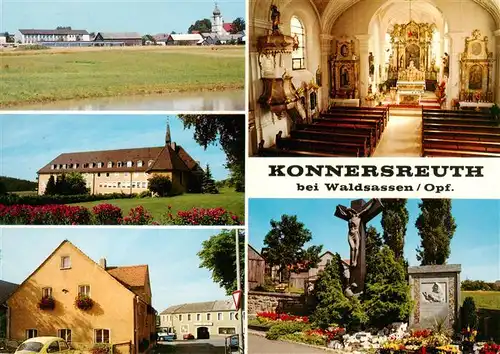 AK / Ansichtskarte 73936796 Konnersreuth_Oberpfalz Panorama Kirche Inneres Gedenkstaette