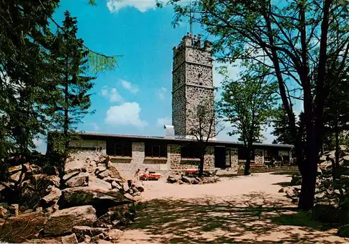 AK / Ansichtskarte  Fichtelberg_Fichtelgebirge_Bayreuth Berggaststaette Asenturm