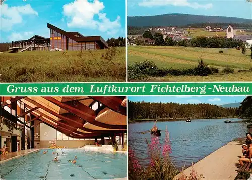 AK / Ansichtskarte  Neubau_Fichtelberg Hallenbad Panorama Seepartie