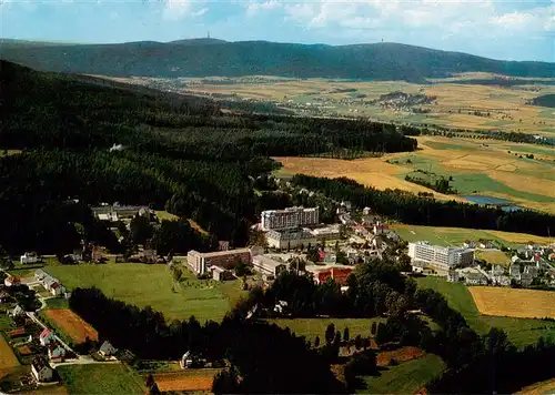 AK / Ansichtskarte  Alexandersbad_Bad Fliegeraufnahme mit Ochsenkopf und Schneeberg