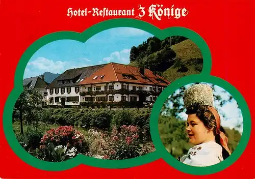AK / Ansichtskarte 73936960 Oberwolfach Hotel Restaurant 3 Koenige