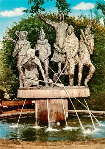 AK / Ansichtskarte  Wolfach_Schwarzwald Narrenbrunnen