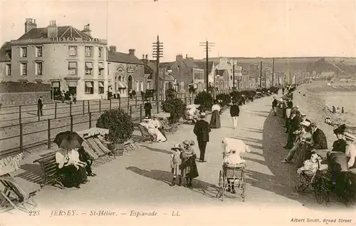 AK / Ansichtskarte  Saint_Helier_Jersey Esplanade