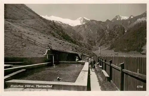 AK / Ansichtskarte  Hintertux_Zillertal Thermalbad Freibad Alpen