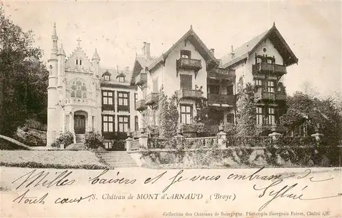 AK / Ansichtskarte  Broye_71_Saone-et-Loire Château de Mont d Arnaud
