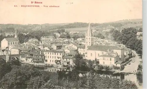AK / Ansichtskarte  Roquecourbe_81_Tarn Vue générale