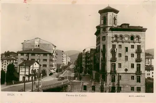 AK / Ansichtskarte  Irun_Gipuzkoa_ES Paseo de Colón