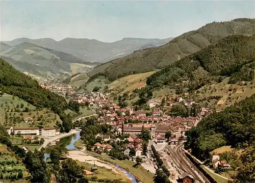 AK / Ansichtskarte  Wolfach_Schwarzwald Fliegeraufnahme