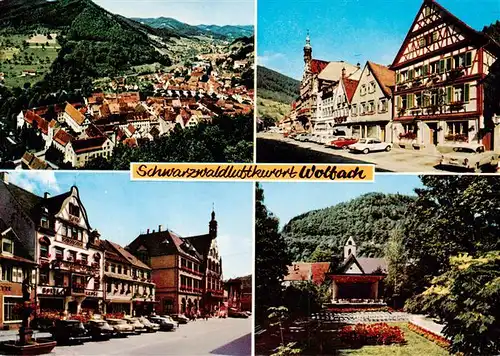 AK / Ansichtskarte 73937064 Wolfach_Schwarzwald Fliegeraufnahme Dorfbrunnen Ortsansichten 