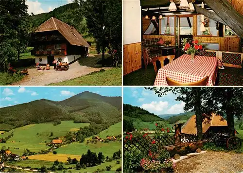 AK / Ansichtskarte  Oberwolfach Lachenhof Gaststube Brunnentrog Panorama