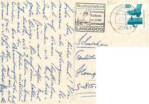AK / Ansichtskarte  Langeoog_Nordseebad Fliegeraufnahme