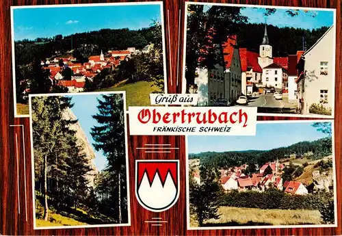 AK / Ansichtskarte  Obertrubach Panorama Kirche Ortsansicht