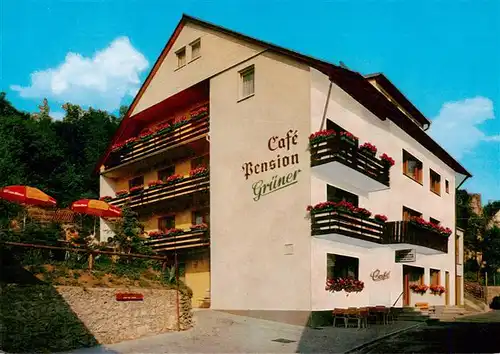 AK / Ansichtskarte 73937187 Obertrubach Cafe Pension Gruener