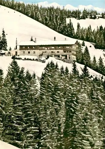 AK / Ansichtskarte  Kempten_Allgaeu Kemptner Skihuette