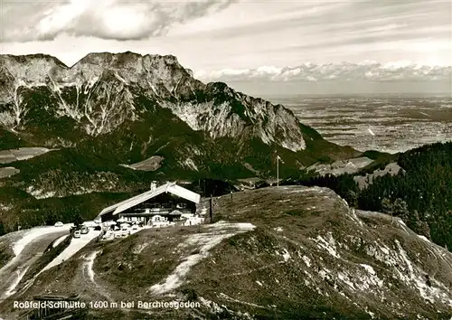 AK / Ansichtskarte  Berchtesgaden Rossfeld Skihuette Fliegeraufnahme