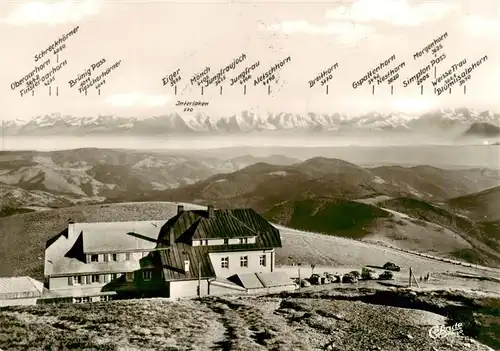 AK / Ansichtskarte  Schoenau_Schwarzwald Hotel Belchenhaus