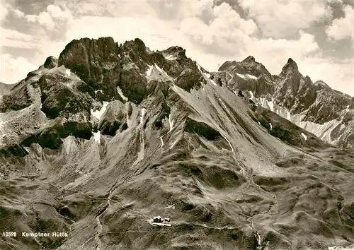 AK / Ansichtskarte  Kempten_Allgaeu Kamptner Huette Panorama