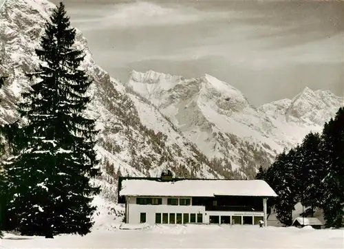 AK / Ansichtskarte  Oberstdorf Berggasthof Oytalhaus mit Schneck und Himmelhorn