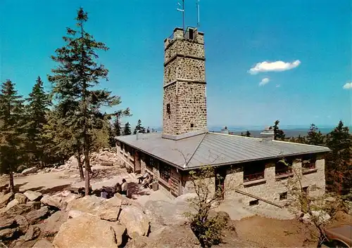 AK / Ansichtskarte 73937210 Bischofsgruen Asenturm auf dem Ochsenkopf