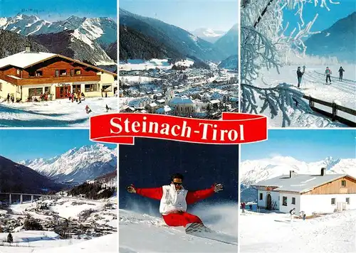 AK / Ansichtskarte  Steinach_Brenner_Tirol_AT Bergeralm Steinach Brenner Langlaufloipe Gschnitztal Snowboarding Liftrestaurant Noesslachjoch