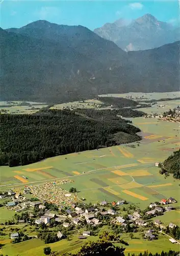 AK / Ansichtskarte  Hermagor_Kaernten_AT Fliegeraufnahme mit Campingplatz Hermagor